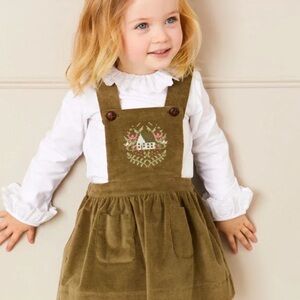 Pepa London Frill Collar Long Sleeve Top, White (18 Months)